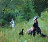 Berthe Morisot In a Park painting